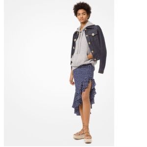 Michael Kors polka dot rumba skirt